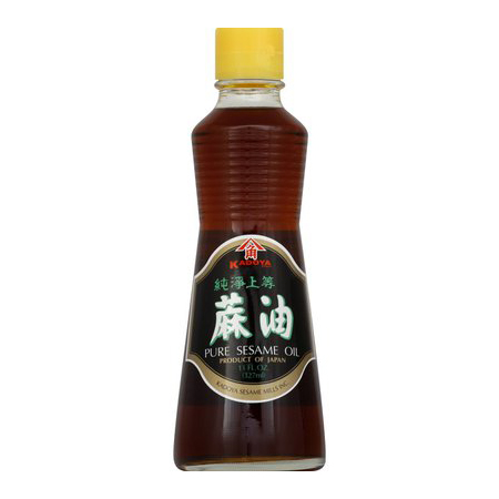 Bottle of Kadoya Sesame Oil