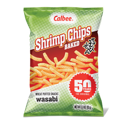Shrimp Chips in Wasabi